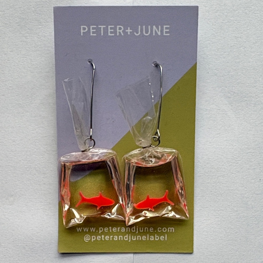 Goldfish Earrings - Picture 2 of 6